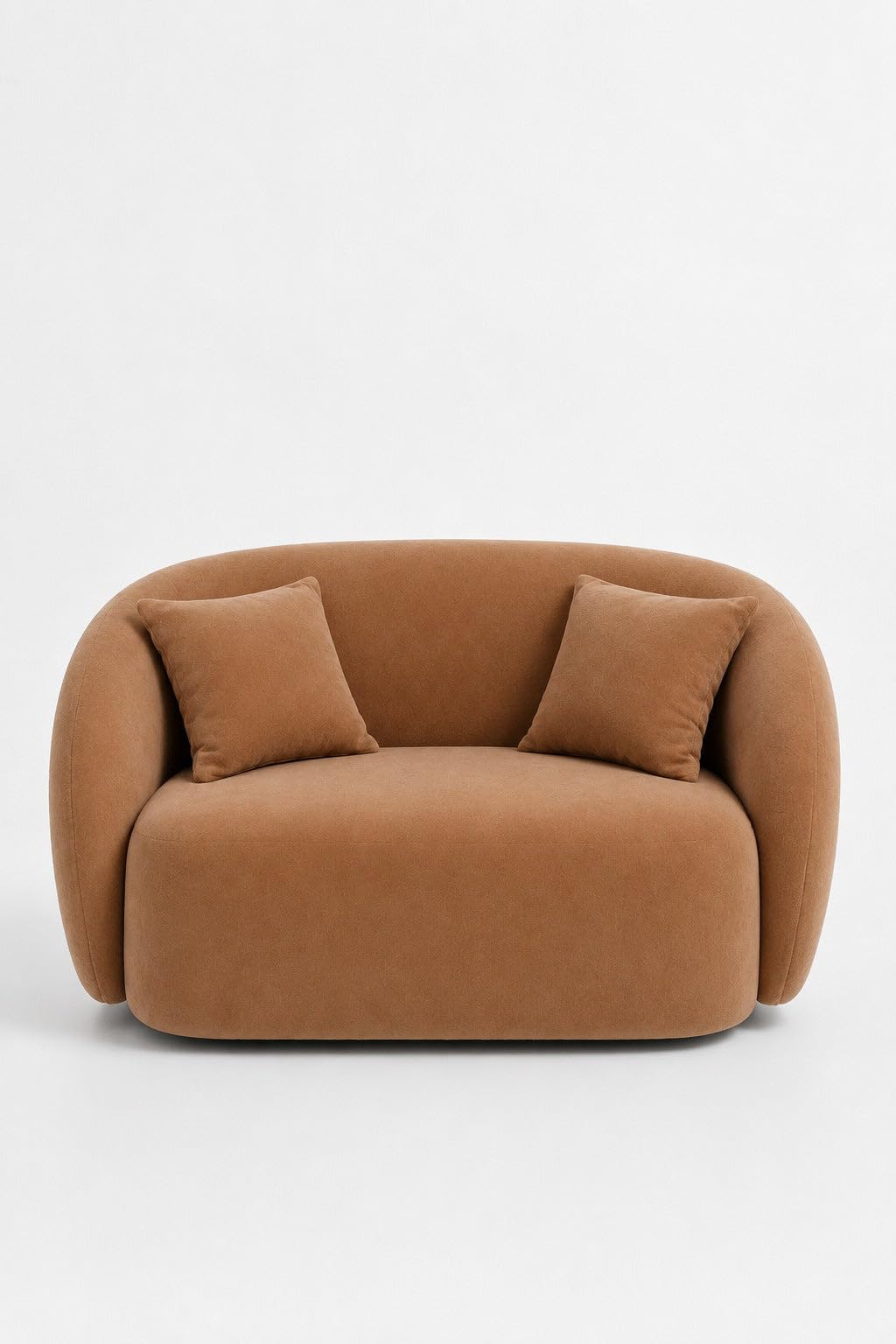 Amanti Camel Brown 2 Seater Sofa