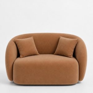 Amanti Camel Brown 3 Seater Sofa