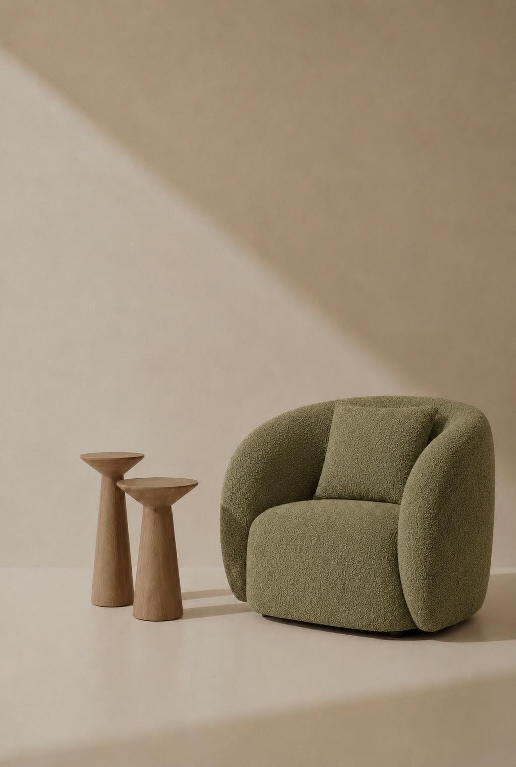 Amanti Light Olive Green Lounge Sofa Chair