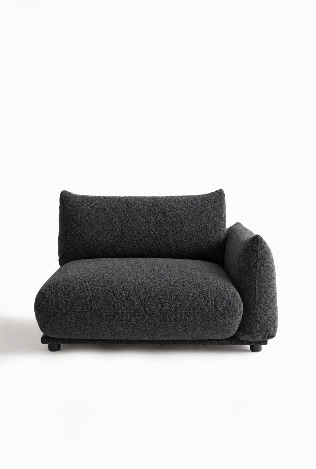 Alannah Charcoal Corner and Arm Module Left Facing