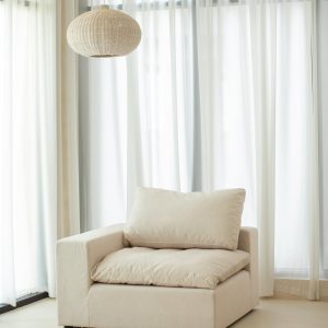 Orvella Light Beige Corner and Arm Module Right Facing