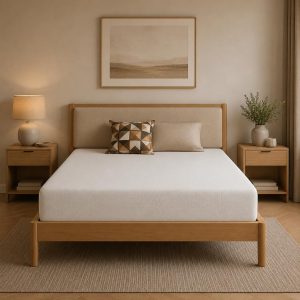 Home Mart Outlet Ortho Plus Premium Medical Mattress, 25 cm, Firm Orthopedic Foam for Back Support, Breathable Quilted Cover, Durable Everyday Comfort for Bedroom, White (Single)