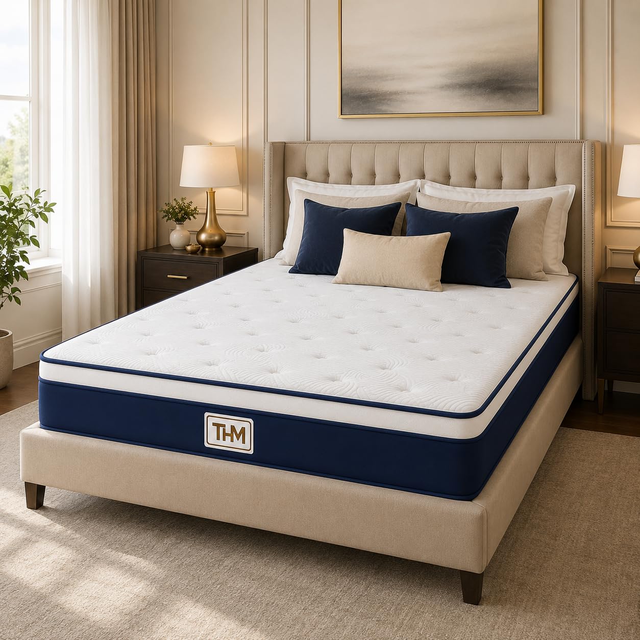 Hybrid Mattress, 25 cm, Pocket Springs, Twin 200x90