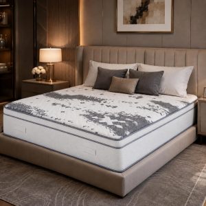 Marbella Chelsea Memory Foam Pocket Spring Mattress, Hybrid Bed Mattress with Pressure Relief, Motion Isolation, Breathable Quilted Cover & Medium-Soft Hotel Comfort, Full XL (200x140)