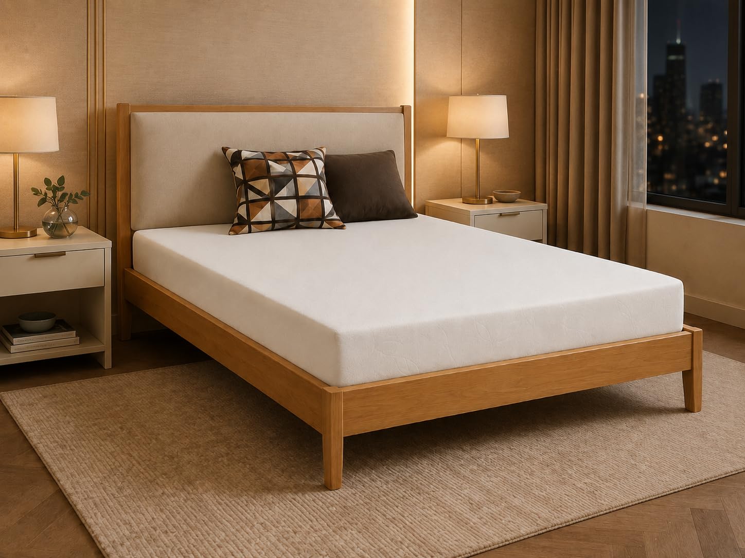 Home Mart Outlet Ortho Plus 14 cm Orthopedic Foam Mattress, Firm Support (Full XL — 150 × 190)