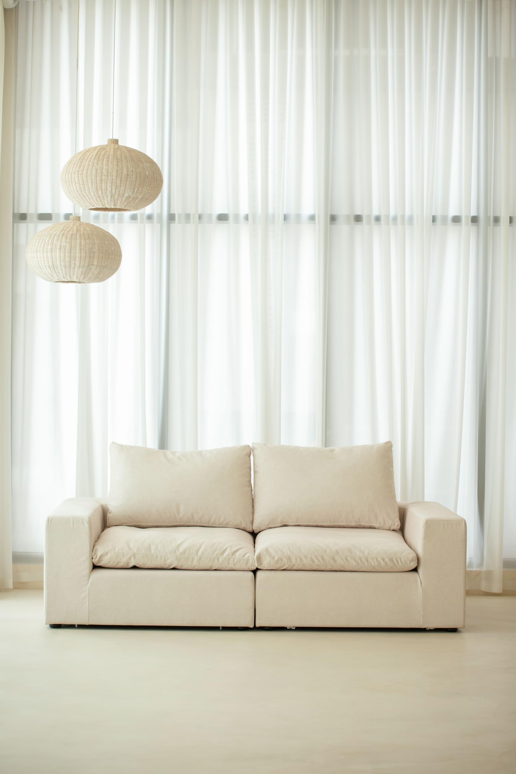 Orvella Light Beige 2 Seater Sofa