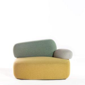 Branka Olive Dusk Sofa Chair Left Facing