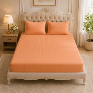 Microfiber Fitted Sheet Set, Twin 90 x 200 cm, Soft Brushed Polyester Bed Sheet with Elasticated Fit, Breathable Easy Care Bedding, Smooth Comfortable Bottom Sheet for Home & Guest Room