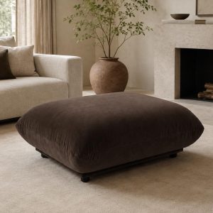 Alannah Espresso Ottoman 84CM Width x 35CM Height