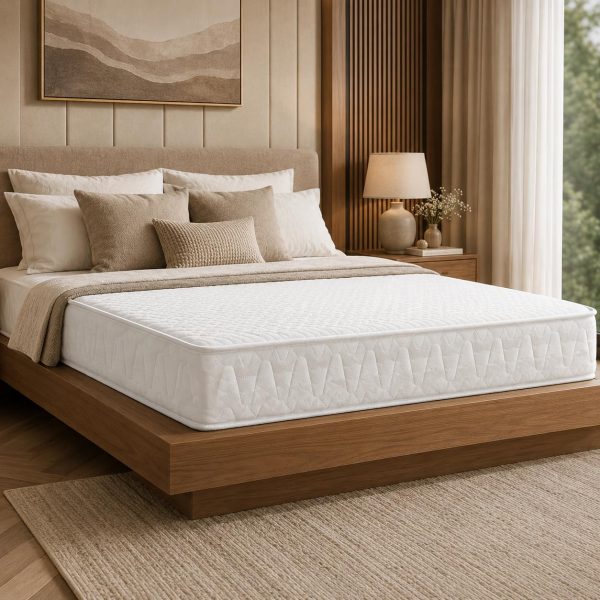 **Marbella Ortho Plus 18 cm Orthopedic Foam Mattress, Firm High-Density Foam Core, Back & Spinal Support, Pressure Relief Comfort, Breathable Quilted Cover for Everyday Use**, Emperor (210x180)