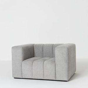 Liorine Silver Mist Sofa Chair