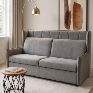 Varnio Grey Convertible Sofa Bed