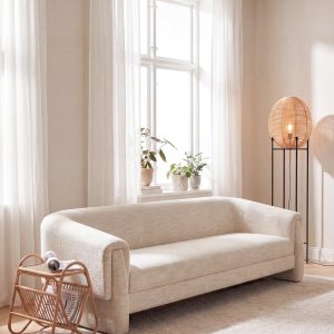 Briska Beige 2 Seater Sofa