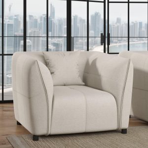 Kaycee Stone Ivory Sofa Chair