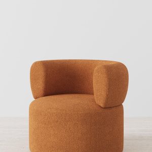 Odelia Terracotta Orange Sofa Arm Chair