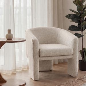 Kendra Oat Cream Lounge Chair